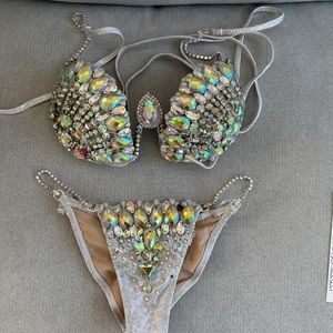 Pro WBFF Competition Bikini Custom by Samba Couture 32D/XS